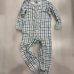 PETIT BATEAU チェック柄ベビーパジャマ 3ans 95cm