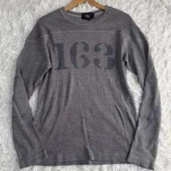 Double RL フットボール グレー 長袖 ロゴ Tシャツ ヴィンテージのサムネイル