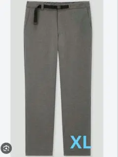 【美品】UNIQLO　防風エクストラウォームイージーパンツ　XLサイズ　グレー