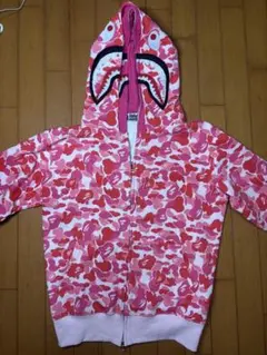 A Bathing Ape ピンクシャークパーカー エイプ