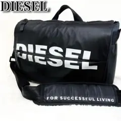 DIESEL ディーゼル✨️メッセンジャーバッグ　ショルダー　クロスボディ　黒