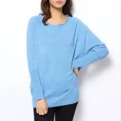 GREEN LABEL RELAXING リブコンビプルオーバーニット