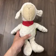シジキット　ひつじぬいぐるみ 赤いバンダナ付きのサムネイル