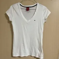 TOMMY GIRLＶネックTシャツ