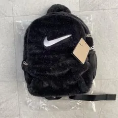 新品未使用　NIKEミニリュック【ブラックラメ】Nike フェイクファー