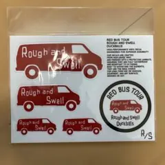 Rough and Swell レッドバスツアーステッカーセットのサムネイル