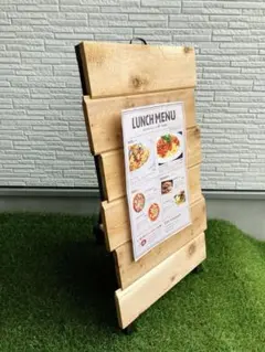 レッドシダー A型看板 高級材 おまけ ブルックリン おしゃれ 
