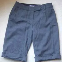 NATURAL BEAUTY BASIC☆グレーハーフパンツ/M