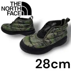 ノースフェイス 迷彩柄 ヌプシ チャッカブーツ スノーブーツ 定価1.4万 28