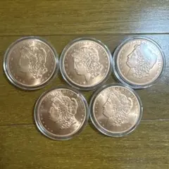 1オンス 銅貨 10枚セット モルガンダラー 純銅ラウンド 1オンス 銅貨 10枚セット モルガンダラー 純銅ラウンド - メルカリ