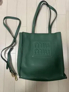 miumiu ミュウミュウ マドラスレザートートバッグのサムネイル