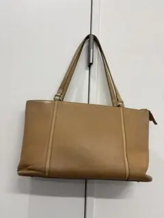 極美ソメスサドル本革キャメルレザー トートバッグ 鞄 ハンドバッグ 
