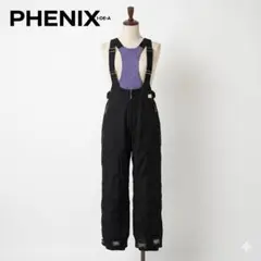 PHENIX スキーサロペット ビブパンツ ブラック 76cm