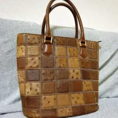 ✨極美品✨ ダチョウ革 オーストリッチ レザー トートバッグ