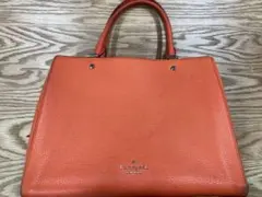 Kate spade ケイトスペード ハンドバッグ レザー オレンジ