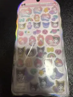 コットンパフィーシール　マイメロクロミ