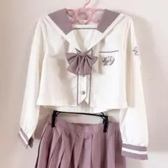 セーラー服 制服 上下 ピンク コスプレ Lサイズ