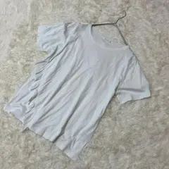 【日本製】LOUNIE ルーニィ サイドフリルカットソー F 白 Tシャツのサムネイル