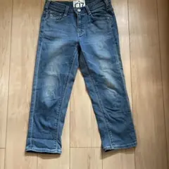 C17 ライトブルー ストレートデニム7部丈