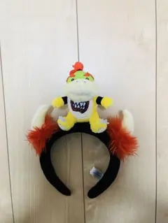 クッパ ぬいぐるみ付きカチューシャ