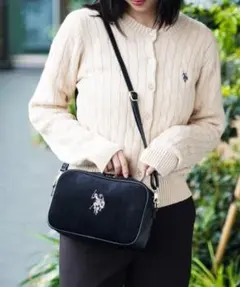【U.S. POLO ASSN.】コーデュロイクロスボディショルダーバッグ