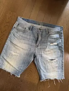 American Eagle デニムショートパンツ ダメージ加工のサムネイル