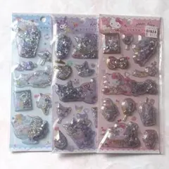 サンリオ キラキラカプセルシール キティ　クロミ　シナモロール　正規品