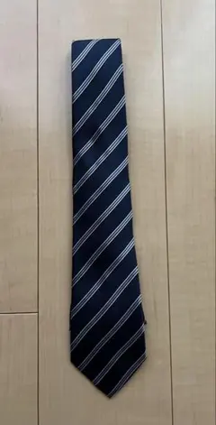 メンズ ネクタイ ストライプ ネイビー系