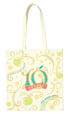 ミセスグリーンアップル　１０周年　トートバッグ　ホワイト