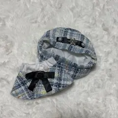ぬい服 ツイード ベレー帽 マントセット