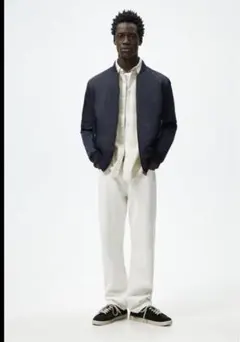 ZARAメンズMENS新品リバーシブルボンバージャケットキルティング