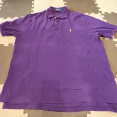 ラルフローレン　ポロシャツ　XL パープル