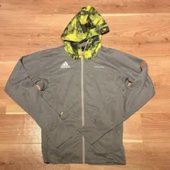 adidas freefootball フーデッドジャケット グレー