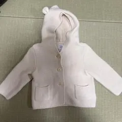 baby GAP くまみみカーディガン 6-12ヶ月