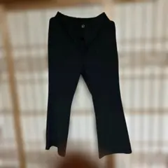 GU ブラック スラックス ウエストゴム