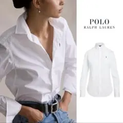 ラルフローレン super slim fit コットンシャツ