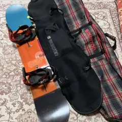 美品 BURTON CUSTOM 148cm 4点セット スノーボードセット