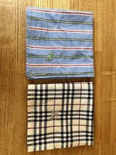 ハンカチ　バーバリー、ラルフローレン