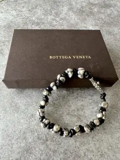 BOTTEGA VENETA ボッテガ・ヴェネタ　ブレスレット　シルバー本革のサムネイル