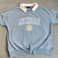 ★最終値下げ★lovetoxic 半袖カジュアルシャツ 青