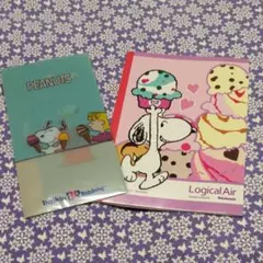 【サーティワンアイスクリーム】スヌーピー マスクケース&A5ノート