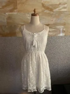 フェアリーグランジ ホワイトレースワンピース