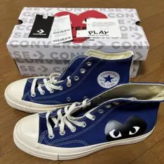 海外限定 コンバース×コムデギャルソン CT70 ブルー 27.5cm