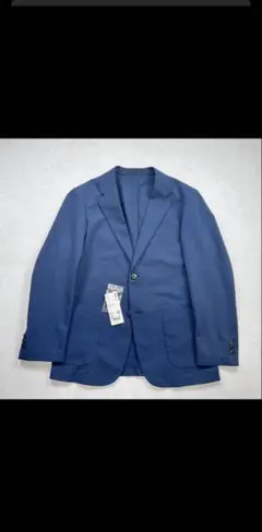 【未使用】UNIQLO 感動ジャケット シアサッカー ネイビー XS