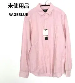 未使用品 RAGEBLUE リネン長袖シャツ ビンク サイズMのサムネイル