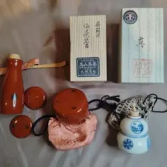 茶道具セット 茶入れ・茶筅・茶器