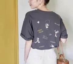 FREAK'S STORE ディズニーコラボ　別注ミッキー　刺繍 Tシャツ　半袖