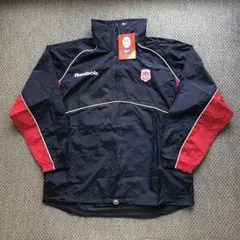 00-01 リバプール　Reebokトレーニングナイロンジャケット　プルオーバー 00-01 リバプールReebokトレーニングナイロンジャケットプルオーバー