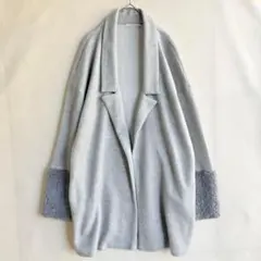 ZARA TRAFALUC レディース　羽織り　チェスターコート　S グレーのサムネイル