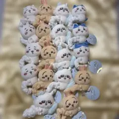 ちいかわ ぬいぐるみ シュシュ ハチワレ うさぎ モモンガ 全4種 コンプリート